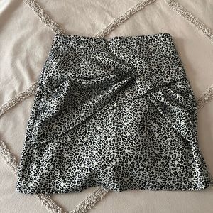 Zara Leopard print Skirt